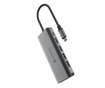 Akcesoria ADAM elements CASA HUB A01s USB-C 4K 6 + kabel MFi-Certified USB-A/USB-C AEAAPADHUBA01SGY